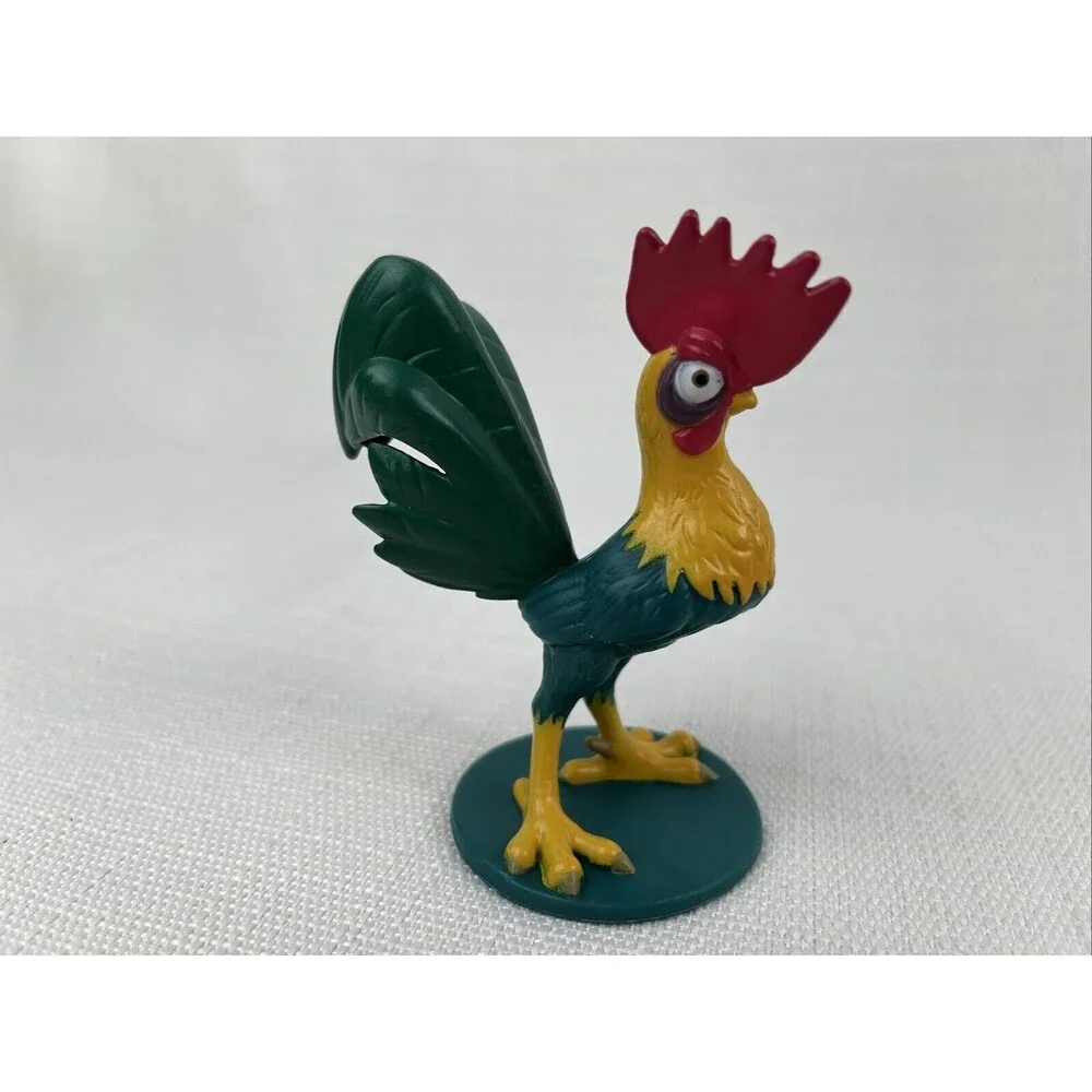Disney Moana Hei Hei Rooster Chicken Plastic Figure Figurine Cake Topper‎ Toy